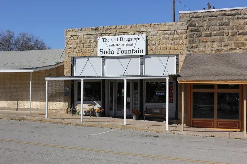 Old Drugstore, Chico, Texas