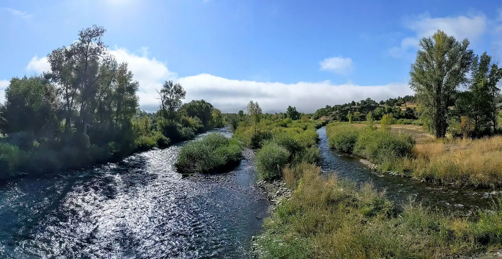 Los Pinos River looking south, near Bayfield