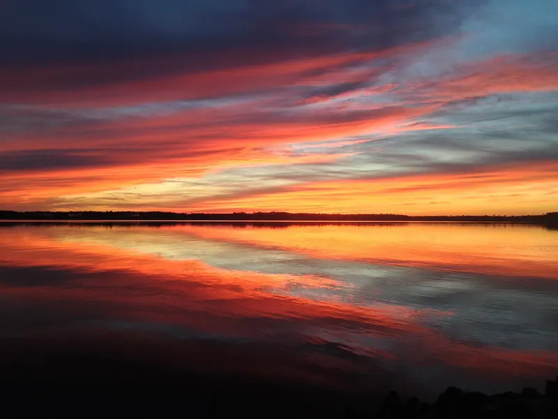 Belhaven Harbor Sunset