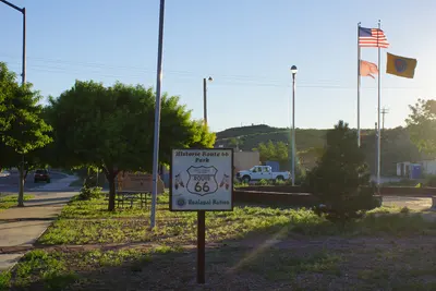 2014, View W, Route 66 Park, Peach Springs, AZ