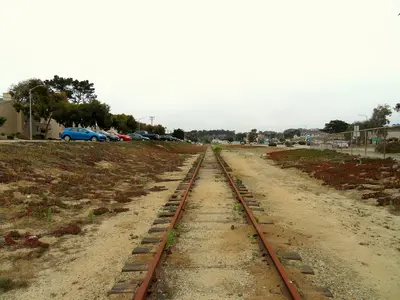 Monterey Branch tracks in Marina