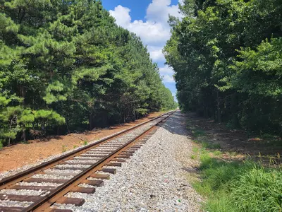Railroad tracks, Redan GA